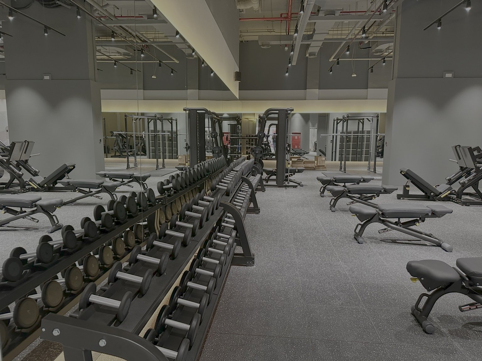 Large hall interior fit-out Dubai execution project